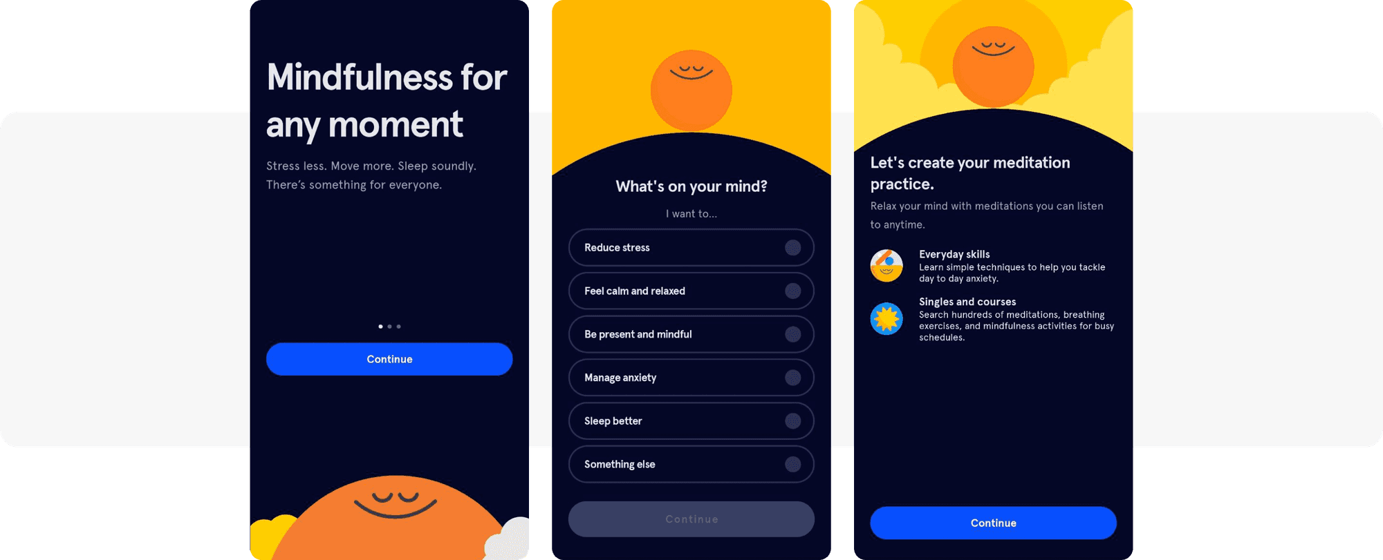 Personalized in-app onboarding example