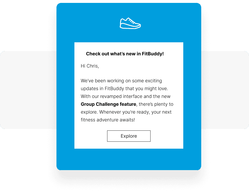 Re-activation email example Pushwoosh