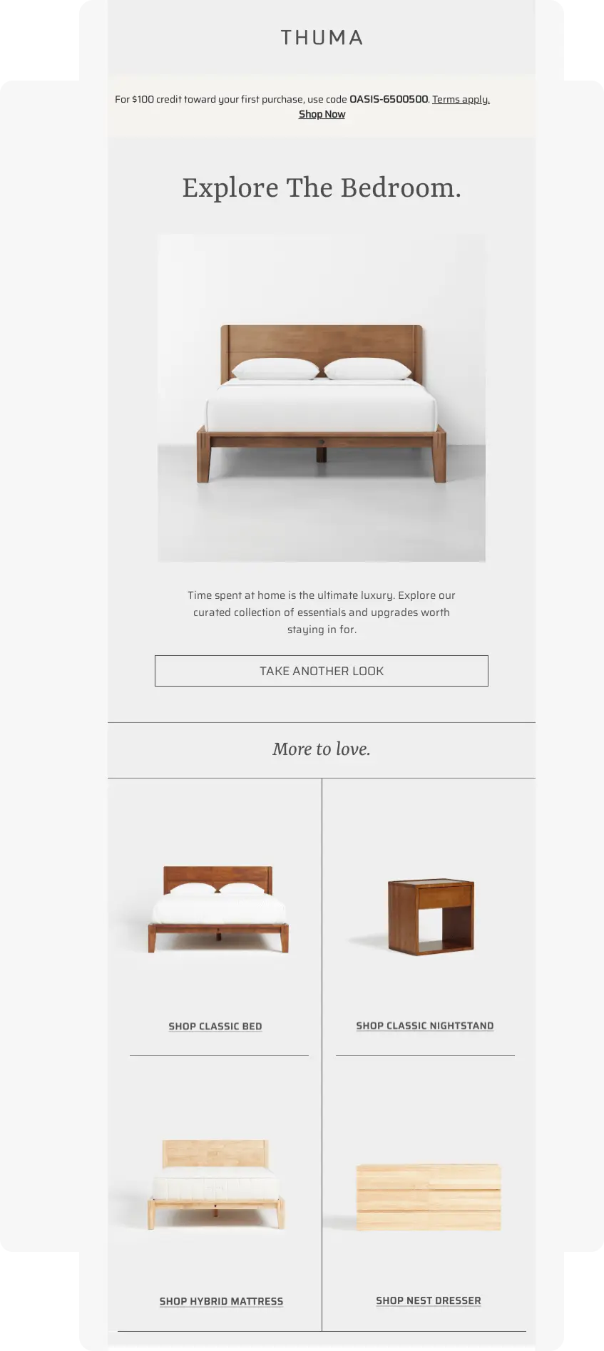 Personal recommendations abandoned cart email example