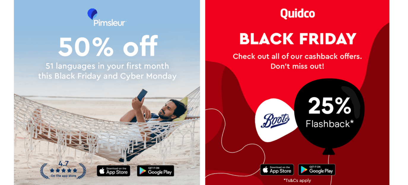 Black Friday creatives