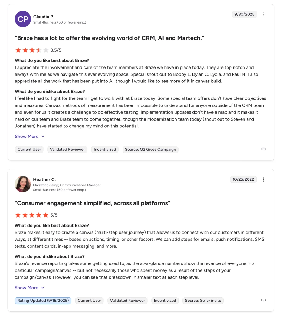 braze email automation service